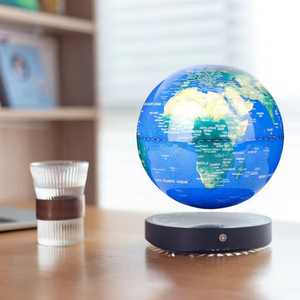 HCNT Globo Magnético Levitante de 8 Pulgadas (20 cm), Globo Educativo de Geografía para Niños, Juguete de Aprendizaje, Globo de Escritorio Personalizado para la Escuela y el Hogar - Product Image 1