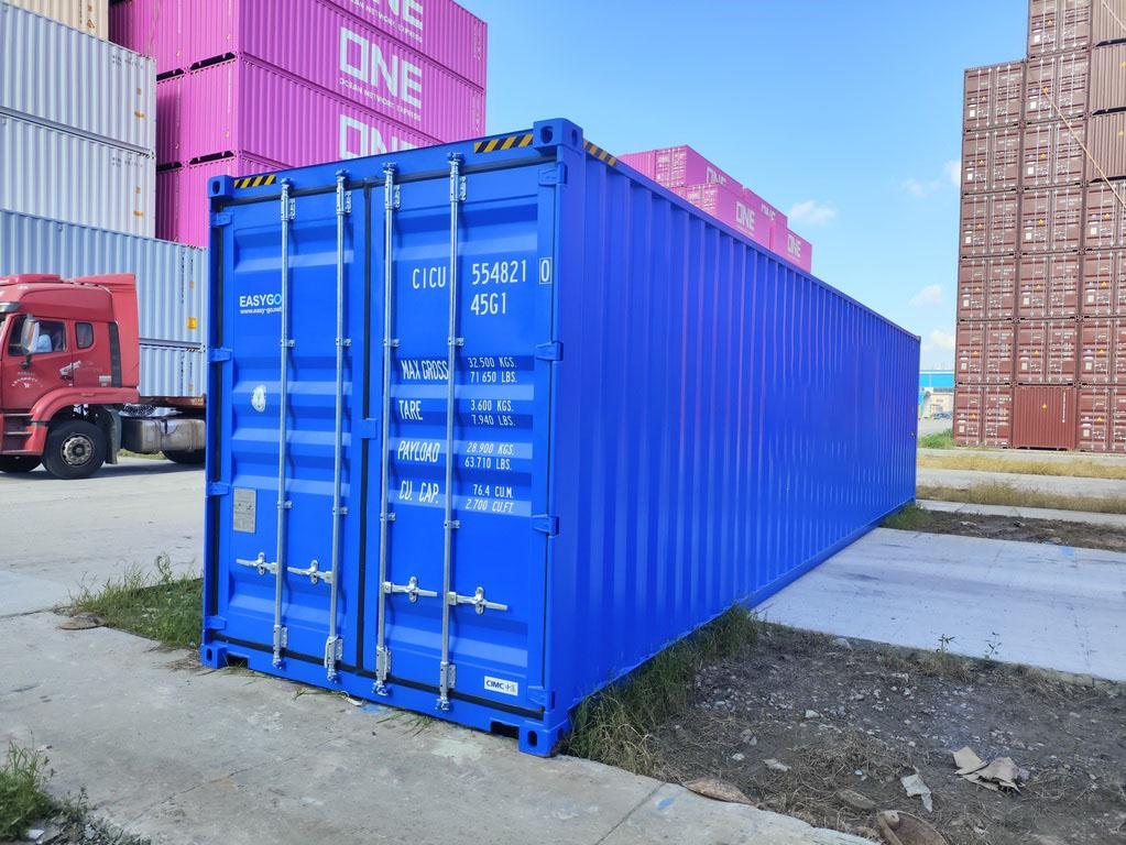 shipping containers used 40 feet high cube