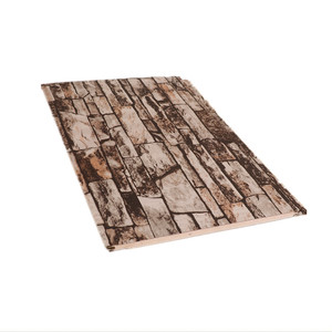 Motifs personnalisables Mur extérieur résidentiel anti-âge Panneau en PU gaufré pour Plateau Forest Farm Settlement Exteriors - Product Image 1