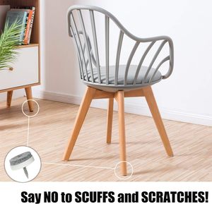 Patins en feutre pour pieds <span class=keywords><strong>de</strong></span> meubles, diamètre 25 mm, antidérapants, multifonctionnels, silencieux, pour chambre à coucher, tables et chaises en bois massif - Product Image 4