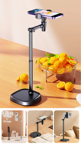 Điện Thoại Di Động Đứng 360 Độ Xoay Nghiêng Điện Thoại Chủ Cho Video Ghi Âm Điện Thoại Di Động Chủ Sở Hữu Cho Quay Phim Nấu Ăn Sơn - Product Image 5