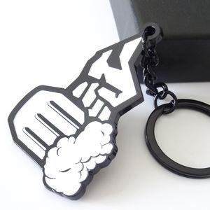 بيع بالجملة سلاسل مفاتيح مخصصة من سبائك الزنك الناعمة حامل مفاتيح ذات شعار شخصي سلاسل مفاتيح مخصصة - Product Image 4