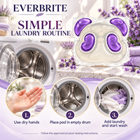 Capsules de lessive 12g parfum lavande, capsules de lavage violettes, capsules de lessive personnalisées OEM ODM sous marque privée