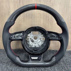 Volante de fibra de carbono de gran venta para <span class=keywords><strong>Audi</strong></span> B8.5 <span class=keywords><strong>S4</strong></span> S5 RS5 RS6 Q5 Q7 Q3 Q8 A1 A3 A4 A5 A6 A7 S3 S1 S6 RS3 RS4 B8 C6 C7 - Product Image 1