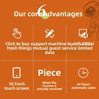 Distributeur automatique de 3 mini-boîtes mystères avec écran tactile 10 pouces, 5G, en acier inoxydable, lecture automatique de codes QR, sans surveillance 24h/24, pour jouets tendance
