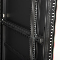 Promotion : Armoire de serveur Jiasheng 42U 600x1000 Noir/Gris en acier laminé à froid SPCC 19' standard international pour centre de données