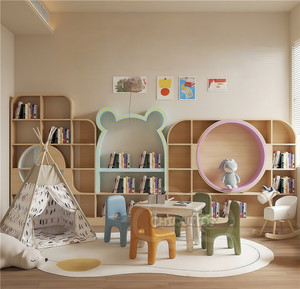 ילדים מוקסמים פינת קריאה עם קסם אגדה ועיצוב משחקים לילדים ילדים חדר קריאה - Product Image 6