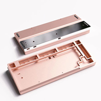 Boîtier de clavier en acier inoxydable/alliage d'aluminium usiné sur mesure, haute précision, CNC, plaque de base de clavier mécanique, pièces