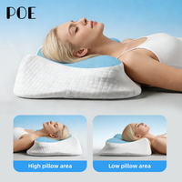Bantal Tidur Kontur Memory Foam untuk Tidur Menyamping, Telentang, dan Tengkurap, Ergonomis, Dapat Disesuaikan, Penyangga Leher Profesional