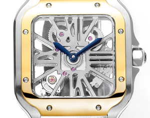 Montre mécanique automatique élégante et tendance, cadran entièrement ajouré, bracelet à dégagement rapide, luxe discret - Product Image 4