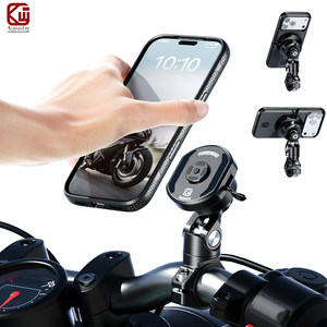 Soporte Magnético para Teléfono de Motocicleta Kewig con 4 Bloqueos, Absorción de Impactos, Liberación Rápida, Operación con una Mano, Aleación de Aluminio para Conducir - Product Image 1