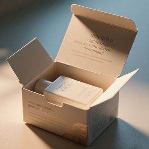 Custom Beauty Self Erecting Rectangle Paper <b>Box</b> <b>Small</b> Empty Lotion Essential Oil Skincare <b>Packaging</b> Gift Craft Folding <b>Box</b> Logo - Product Image 6