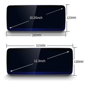 Anti-éblouissement 10.25 pouces écran Android 10.0 autoradio GPS multimédia pour Mercedes Benz GLC X253 2015 à 2019 - Product Image 2