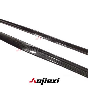 Jupe latérale en Fiber de carbone Style PSM de haute qualité pour <span class=keywords><strong>Mercedes</strong></span> Benz <span class=keywords><strong>classe</strong></span> C W205 <span class=keywords><strong>AMG</strong></span> C43 <span class=keywords><strong>C63s</strong></span> berline 2015 + lèvre de séparateur de pare-chocs latéral - Product Image 6