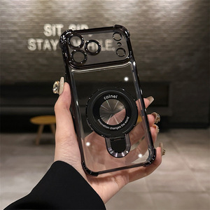 เคสโทรศัพท์กันกระแทกแบบใส ขอบอะคริลิค พร้อมกรอบโลหะชุบไฟฟ้า สำหรับ <span class=keywords><strong>iPhone</strong></span> 17 <span class=keywords><strong>Pro</strong></span> 16 15 <span class=keywords><strong>14</strong></span> Plus 13 12 11 <span class=keywords><strong>Max</strong></span> Air - Product Image 5