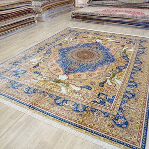 Tappeto Persiano Fatto a Mano 274x366cm per Soggiorno, Grande <span class=keywords><strong>Kilim</strong></span> Turco Anatolico in Seta, Acquistabile Online - Product Image 3