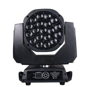 Projecteur à tête mobile Pro WSB RGBW 4in1 19x15W Led Bee Eye Contrôleur de point couleur Projecteur d'éclairage de scène Spot KTV <span class=keywords><strong>Disko</strong></span> Club - Product Image 3