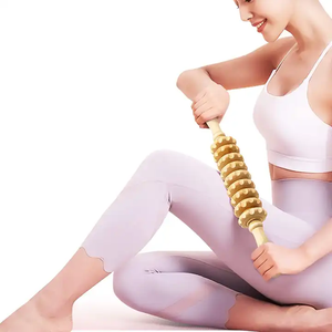 2024 venta al por mayor masajeador de madera terapia de madera herramientas de masaje cuerpo terapia de madera conjunto de masaje para aliviar los músculos - Product Image 5