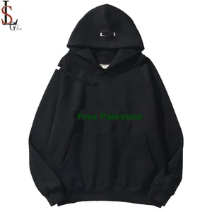 Sudaderas con Capucha Personalizadas con Logotipo Impreso de Palestina Libre, 100% Algodón, Sudaderas Bordadas Unisex - Product Image 4