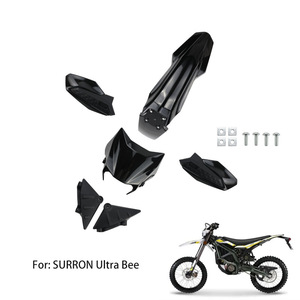 Cubierta de Matrícula Lateral de Alta Calidad para Motocicleta Todoterreno SURRON Light Bee Negra - Product Image 1