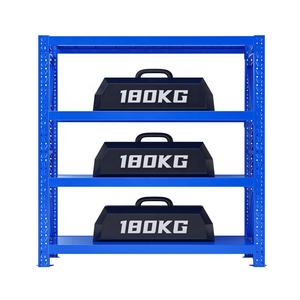 ערימה תעשייתית רב שכבות 120-180KG מדפים ארוכי טווח ארוך מתלה מדף מתכת לאחסון למחסן - Product Image 1