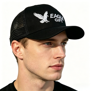 Casquette en filet unisexe légère et ajustable, style hip-hop, pour la pêche et le cyclisme, personnalisable - Product Image 1