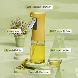 Venta al por mayor: Pulverizador de aceite de oliva de vidrio de 240 ml para cocina, dispensador de vinagre y salsa de soja - Product Image 2