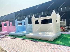 Kids Indoor White Pastel <strong>Pink</strong> Inflatable <strong>Ball</strong> <strong>Pit</strong> / <strong>Ball</strong> Pool With Ocean <strong>Balls</strong> for Sale - Product Image 4