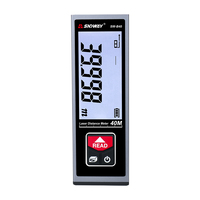 Télémètre laser industriel miniature SNDWAY en alliage d'aluminium, rechargeable, portée 40M 60M, étanche IP54, précision 2,0 mm
