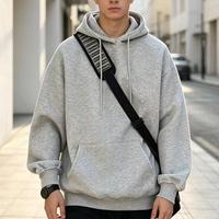 Sweat-shirt d'hiver épais et surdimensionné, personnalisable avec logo, en stock