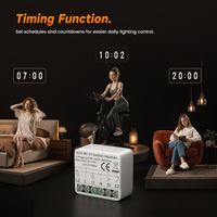 Module d'interrupteur WiFi intelligent universel GIRIER Tuya DIY avec relais de contrôle physique bidirectionnel AC100-240V 1/2 Gang