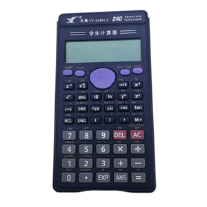 TY-82MS-calculadora científica con pantalla LCD de 2 líneas, Estuche Duro protector con 240 funciones, 10 + 2 dígitos - Product Image 1