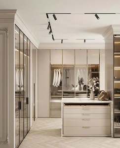 Garde-robe d'intérieur de chambre à coucher haut de gamme de style minimaliste moderne personnalisé - Product Image 4