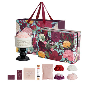 Coffret Cadeau de Bougies Parfumées Camélia Haut de Gamme OEM, Cire de Soja Faite Main, Aromathérapie pour Décoration d'Intérieur, Fête des Mères, Grand Ouverture, Cadeau de Luxe - Product Image 6