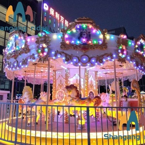 Manège mobile sur remorque, carrousel portable, pas de fondation requise, équipement de fête foraine itinérant - Product Image 1