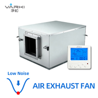 Ventilateur d'extraction de plafond à faible bruit 3000m³/h, équipement de ventilation commercial et industriel, extracteur d'air avec panneau de commande LED