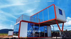 Contenedor de Envío Prefabricado de 40 pies, Casa Modular Ecológica, Oficina, Escuela, Edificios de Apartamentos, Paneles Sándwich, Taller - Product Image 3