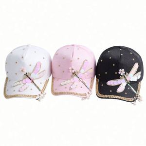 Casquette de baseball unisexe élégante à 5 panneaux en tissu courant, souple, à visière courte, effet cristal, vente en gros - Product Image 3