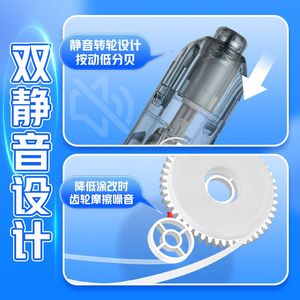 Étudiant Mignon Coréen Papeterie <span class=keywords><strong>Correcteur</strong></span> Ruban Effaceur Rubans <span class=keywords><strong>D</strong></span>'écriture Stylos Correction Ruban 5CS Rose CT8241 Double Muet Pet Gris - Product Image 3