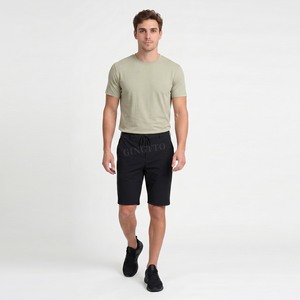 Shorts <span class=keywords><strong>chino</strong></span> extensibles pour <span class=keywords><strong>homme</strong></span>, séchage rapide, légers, avec cordon de serrage, taille élastique, style décontracté chic, pour le golf et les affaires, 4 couleurs, été - Product Image 4