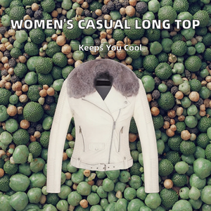 Atasan Wanita 2026 Bahan Tenun Bernapas, Kerah Bulat, Longgar, Kasual, Nyaman, Lengan Panjang - Product Image 2