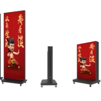 Affiche numérique LED pliable GOB anti-collision pour stand d'exposition