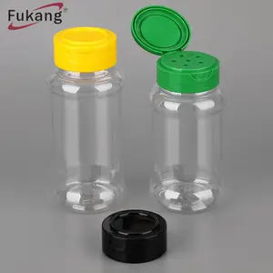 Factory Wholesale Cheap Food Grade Plastic Salt Spice Jars With Lid