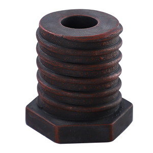 Unique Screw Shape Planter Plant Pot Cement Concrete Vase Thread Flower Pot