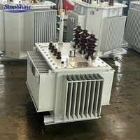 Transformador de Distribución Trifásico Sumergido en Aceite S13 400kVA, Transformador Montado en Poste para Suministro de Energía Rural