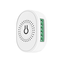 Interruptor Remoto Tuya Smart ZigBee 16A Mini Relé DIY con o sin Cable Neutro, Compatible con Smart Life, Alexa y Google Home, Control Bidireccional
