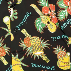 Camicie hawaiane da uomo con stampa di design personalizzato per vacanze estive 2024