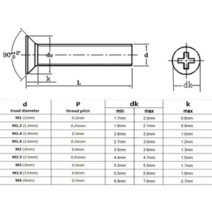 Tornillos Pequeños, Micro, Mini, de M1 a M4 para Reparación de Electrónicos, Laptops, Tablets, Computadoras, Teléfonos, Cámaras, Juguetes, Autos e Impresoras - Product Image 3