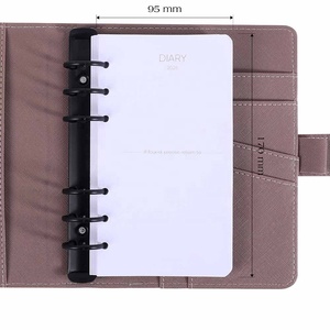 Hongbo Best seller 2026 A6 settimanale/Planner giornaliero inserti in pelle 6 raccoglitori ad anelli per una migliore vita/lavoro/regali di festa in lamina per la scuola - Product Image 1