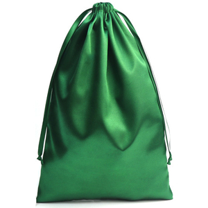 Pochette à lingerie noire en satin personnalisée, sac à perruque anti-poussière avec cordon de serrage, impression sérigraphique écologique, accepte les tailles personnalisées, motif géométrique - Product Image 3